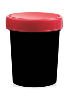 Flacon de selles opaque stérile 150 mL
