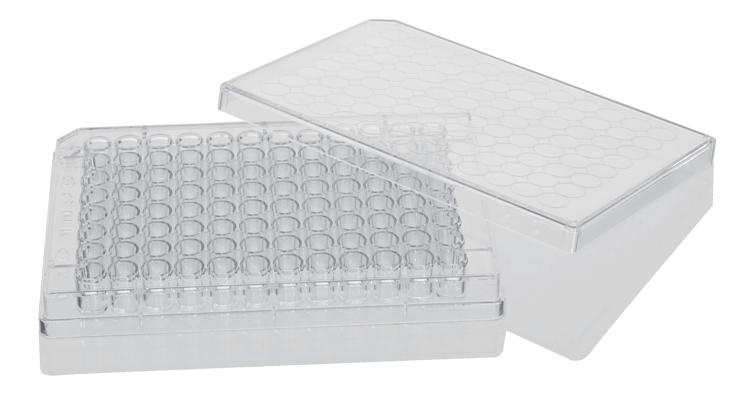 Plaque de microtitration à fond en U avec couvercle