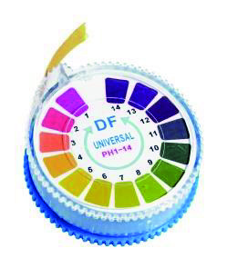 Papier indicateur de pH en rouleau 1–14