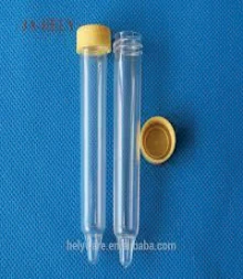 Tube de prélèvement en verre 15 mL à bouchon jaune