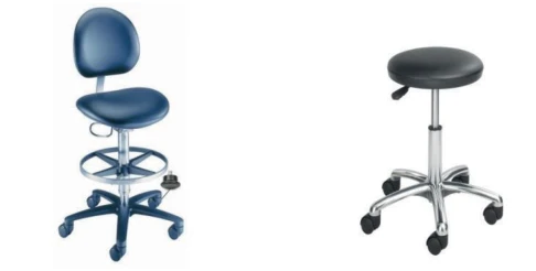 Chaise de prélèvement avec ou sans dossier — visuel du catalogue fournisseur