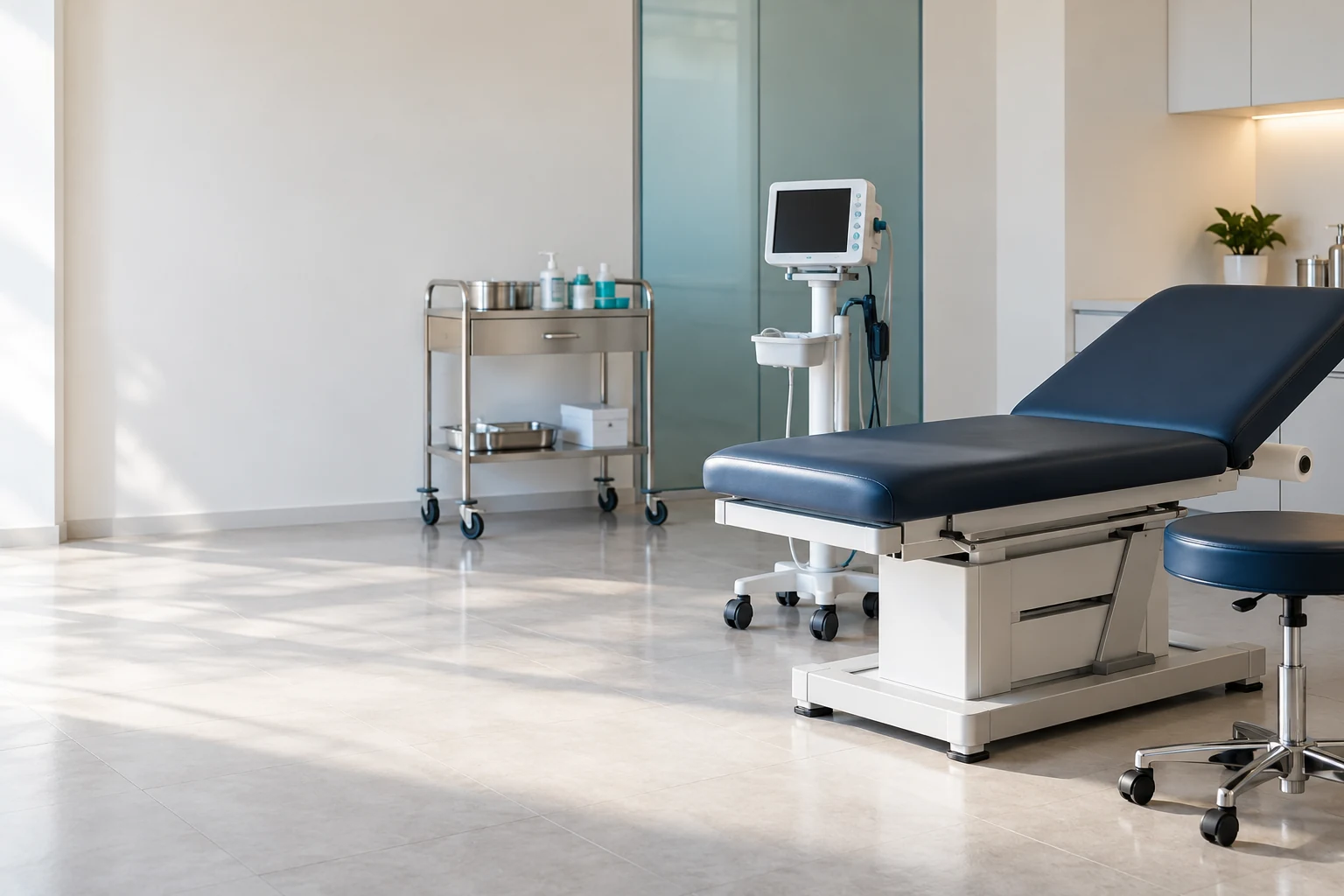 Ambiance illustrative d’un espace de soins médicaux