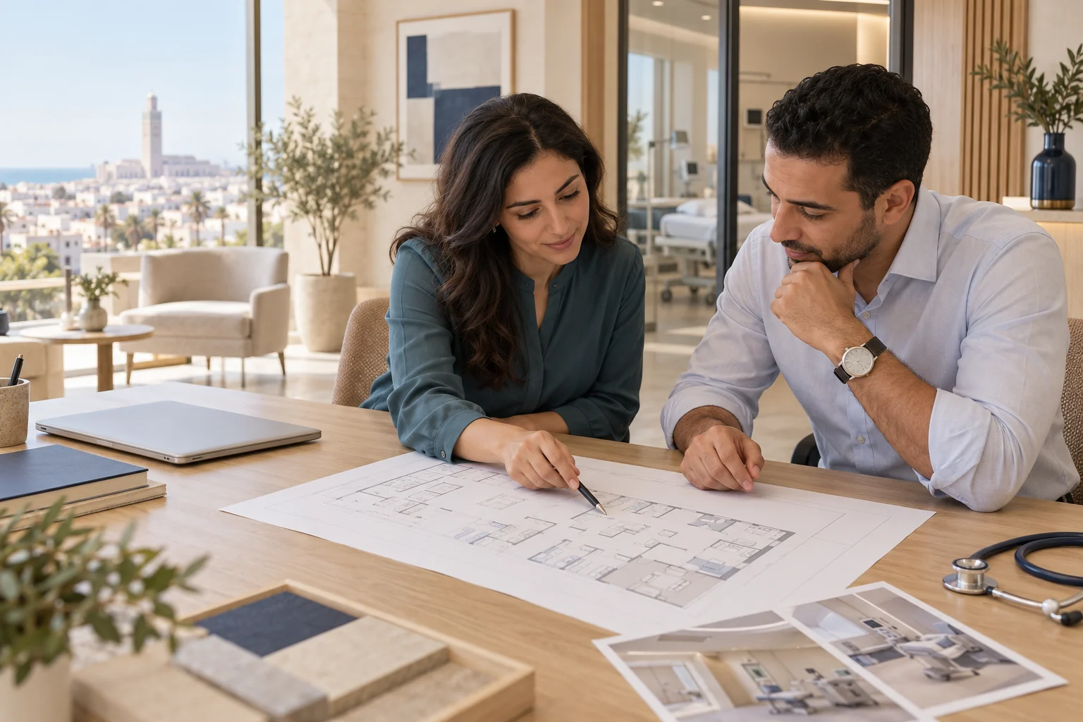 Illustration d’une réflexion sur les plans d’un projet professionnel